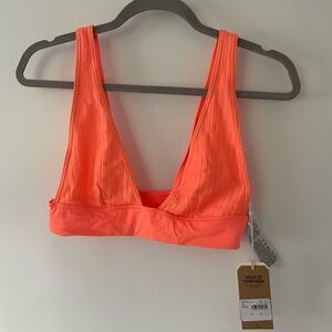 NWT Orange bikini top